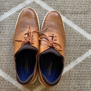 Cole Haan Lined Laser Wingtip Oxford size 12 brown leather